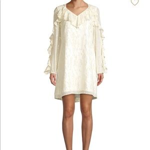 Lilly Pulitzer Ruffle-Trim Silk Shift Dress